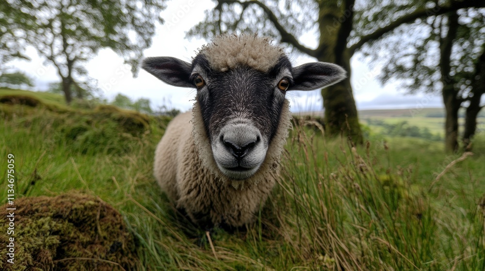 Fototapeta premium High-fidelity sheep photography
