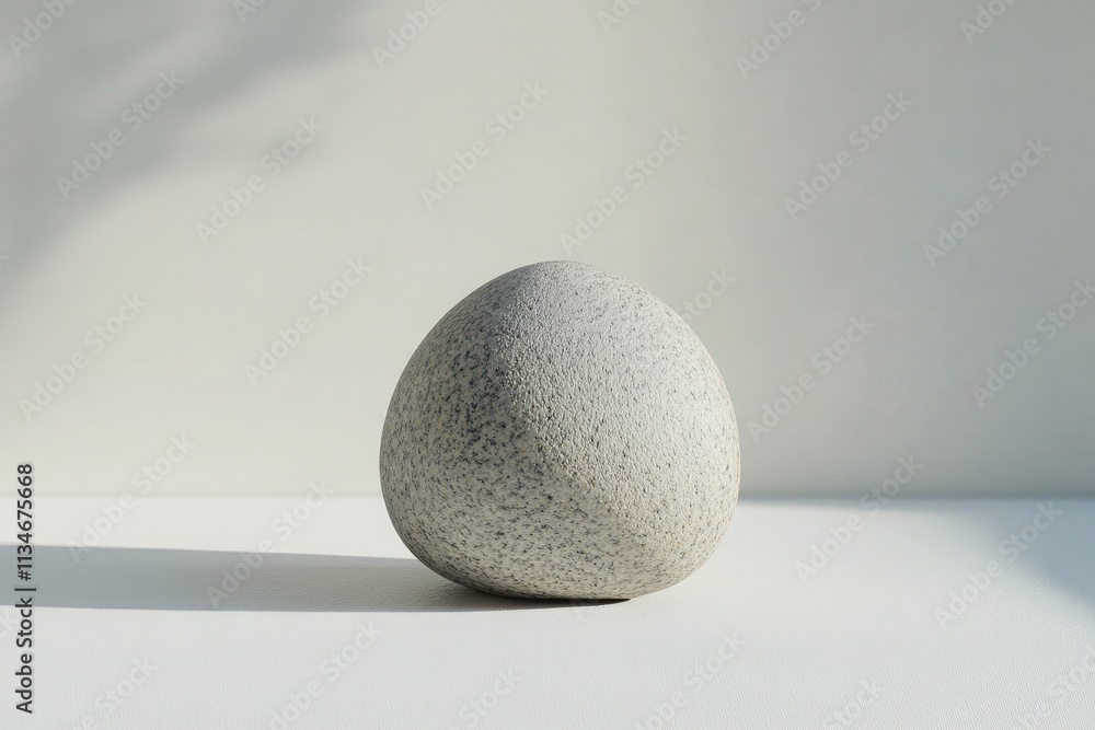 round stone, clean, standing up round stone, clean, standing up