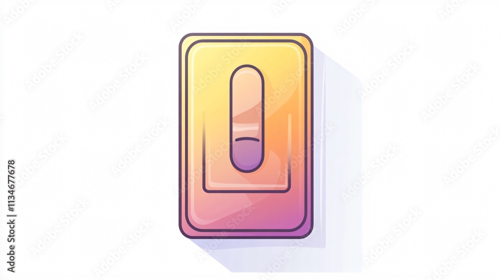 Modern Light Switch Outline Icon Vector Isolated Design for Interior Decor Concepts Modern Light Switch Outline Icon Vector Isolated Design for Interior Decor Concepts