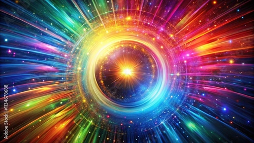 Cosmic Swirl A Symphony of Color and Light, Where Stardust Dances Through an Ethereal Vortex