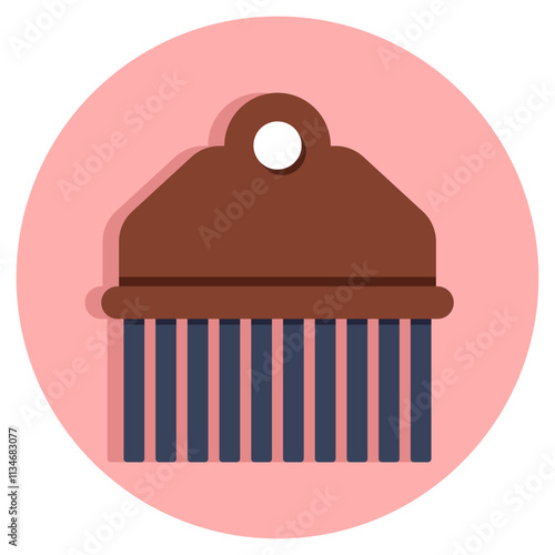 Premium download icon of detangling comb