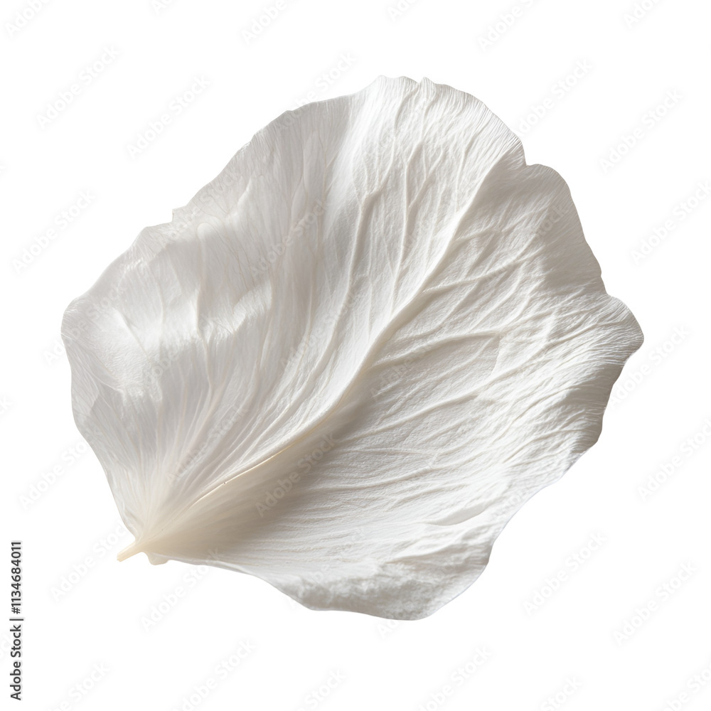 Single Delicate White Flower Petal Isolated Single Delicate White Flower Petal Isolated