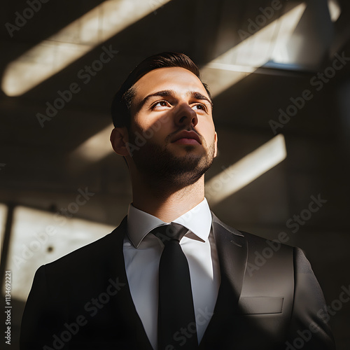 Business portret man in office 