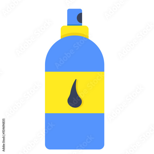 Trendy vector design of hair spray