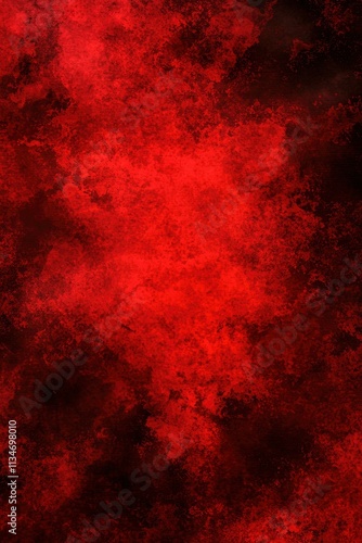 Abstract Red Texture Background With Dark Splotches