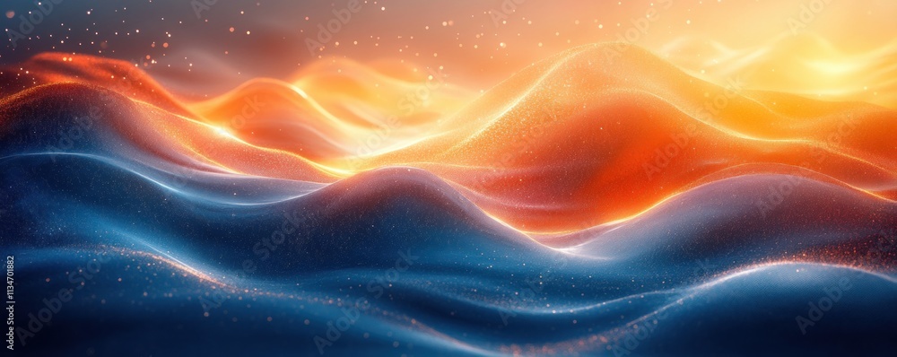 Obraz premium Futuristic Abstract Digital Background for Artificial Intelligence Data Transfer Cyber Communication Graphics Education Technology