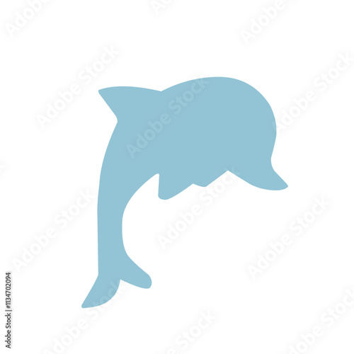 Seafood silhouettes flat icon