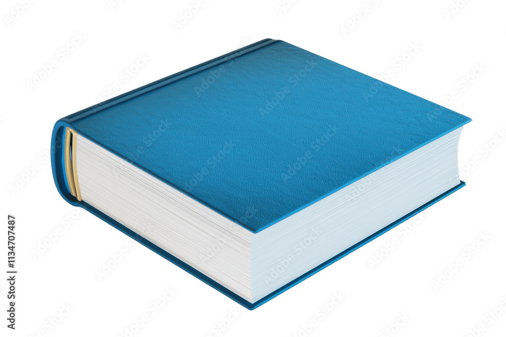 Blue Book Lies Closed Isolated on PNG Transparent Background Blue Book Lies Closed Isolated on PNG Transparent Background
