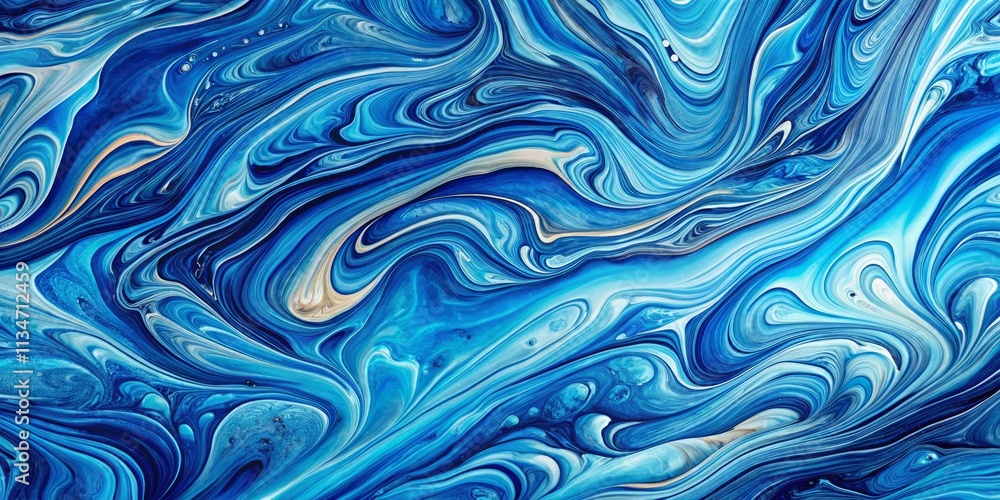 Realistic Blue Liquid Marble Background with Swirling Waves and Decorative Fluid Art, Perfect for Modern Design Projects and Creative Applications in Abstract Art Realistic Blue Liquid Marble Background with Swirling Waves and Decorative Fluid Art, Perfect for Modern Design Projects and Creative Applications in Abstract Art