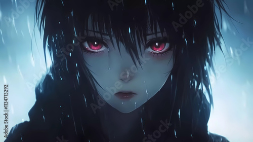 portrait of a woman with hair