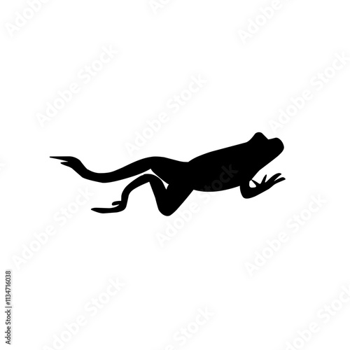 Frog silhouettes