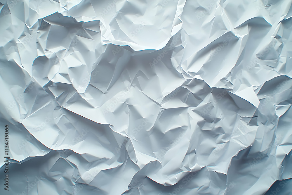 Crumpled white paper texture background. Crumpled white paper texture background.