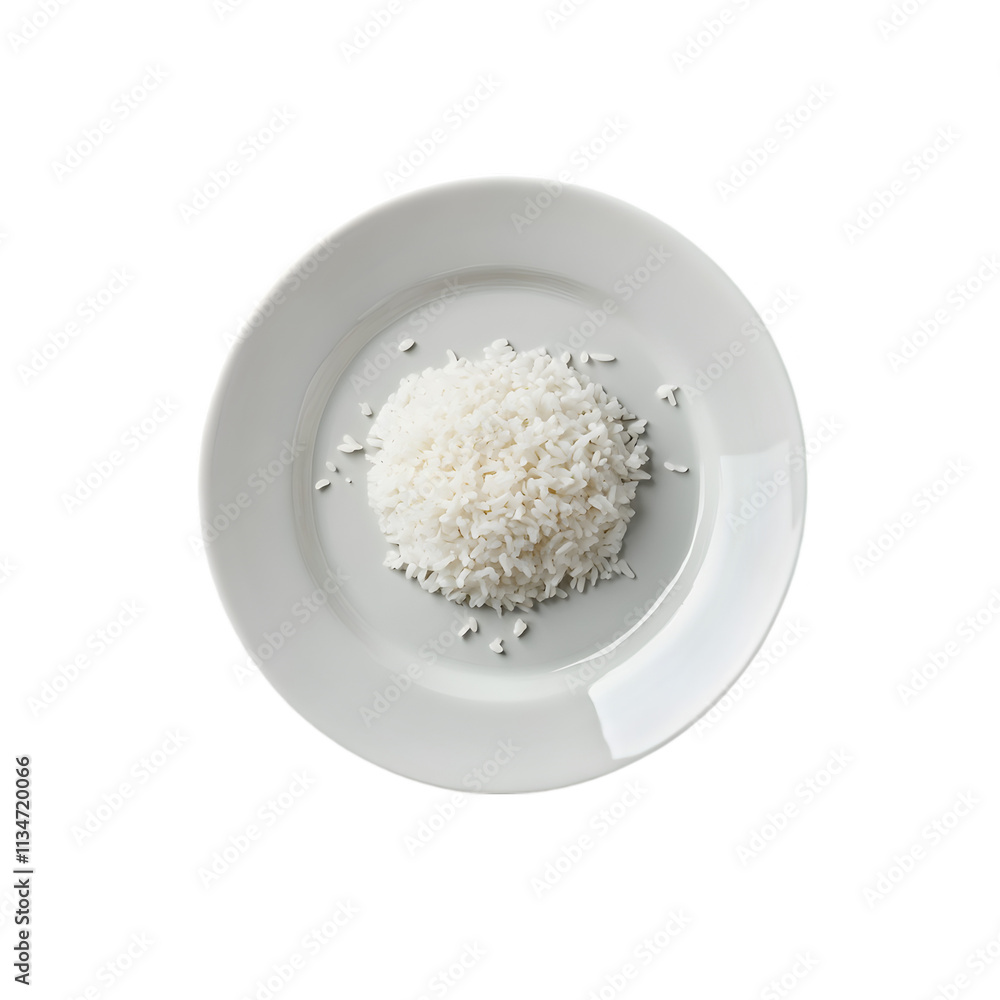 Organic White Rice PNG cutout isolated on white and transparent background. Organic White Rice PNG cutout isolated on white and transparent background.