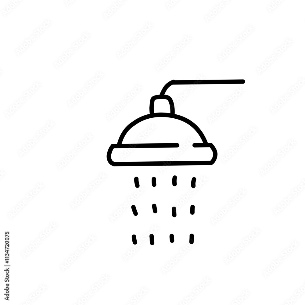 Toilet line icon Toilet line icon