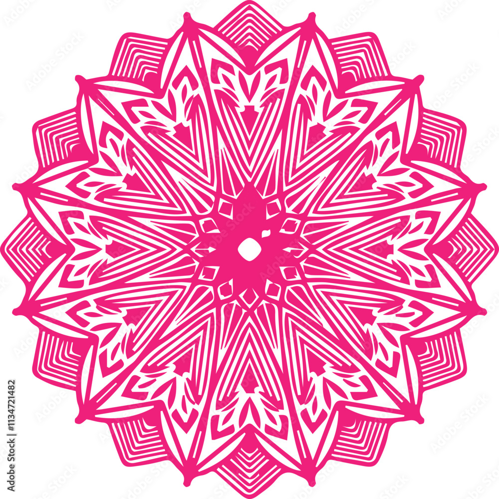 Beautiful flower art and mandala vector design Beautiful flower art and mandala vector design