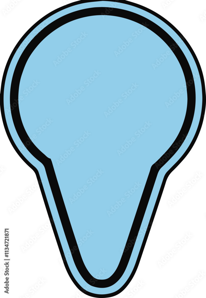 A simple icon symbolizing a light bulb and an idea