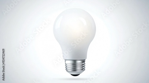 Bright Light Bulb Icon Vector for Isolated 2D Usage
