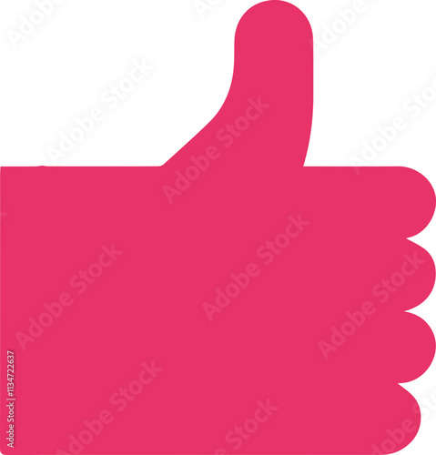 Thumbs up icon, design symbolizing positivity and approval