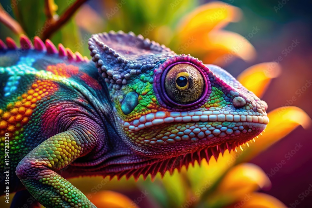 Fototapeta premium Professional chameleon logo designs: high-resolution images for impactful business branding.