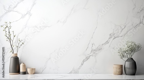 white marble background