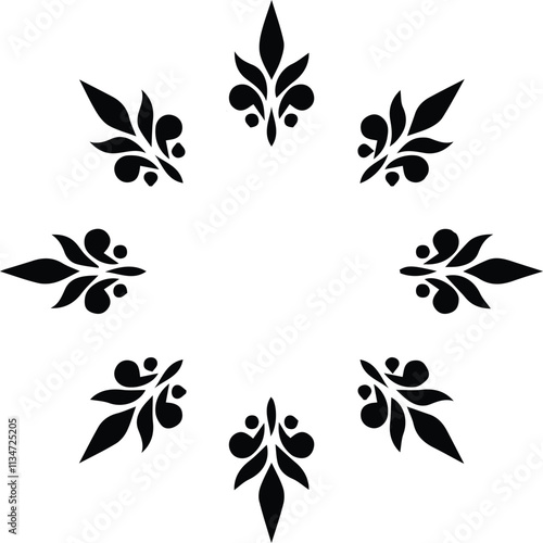 Wallpaper Mural Beautiful flower art and mandala vector design
 Torontodigital.ca