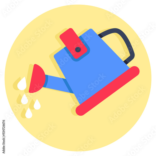 An icon design of watering can