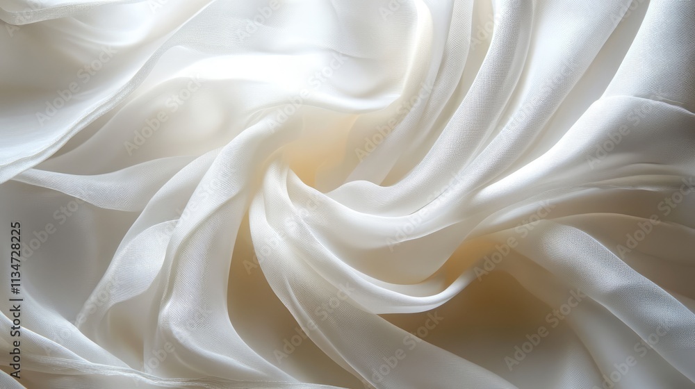 Fototapeta premium White Silk Background