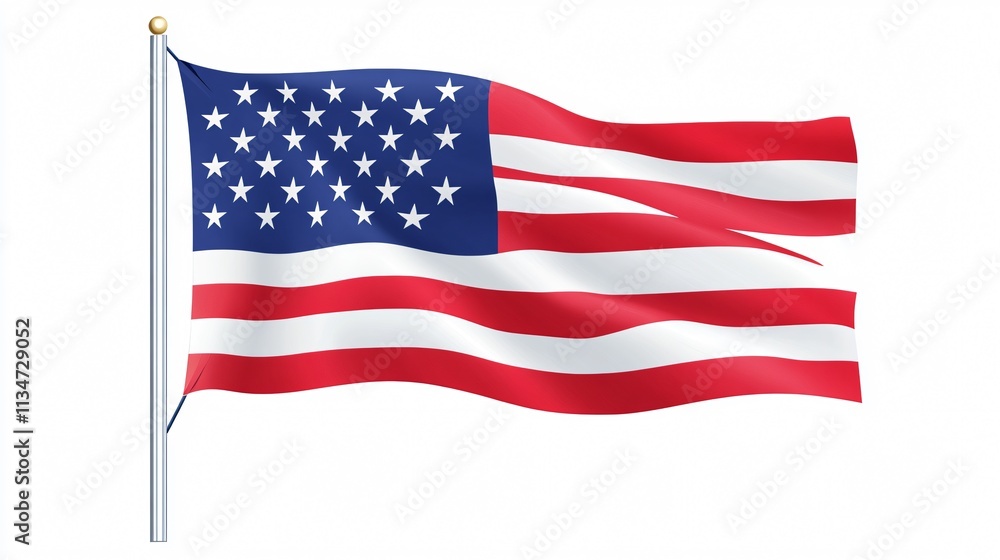 Blank Flag Vector Isolated Illustration - Professional Design Element Blank Flag Vector Isolated Illustration - Professional Design Element