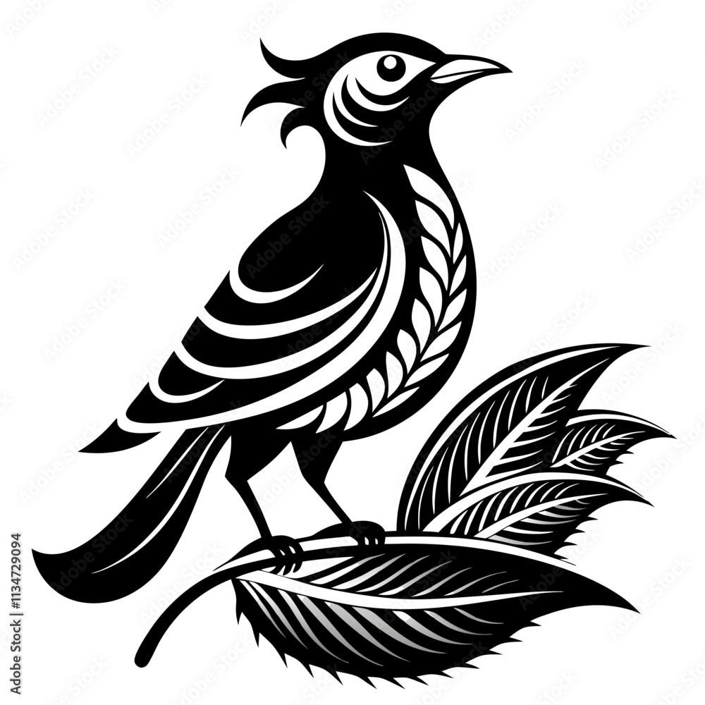 Rufous-Bellied Thrush silhouette Rufous-Bellied Thrush silhouette