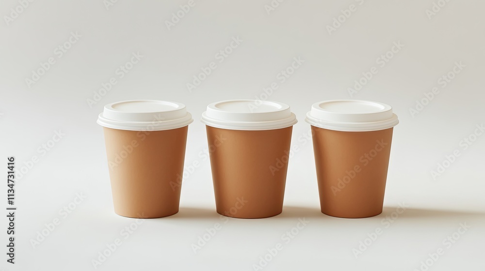 Coffee Cup For Mockup, Generative AI Coffee Cup For Mockup, Generative AI