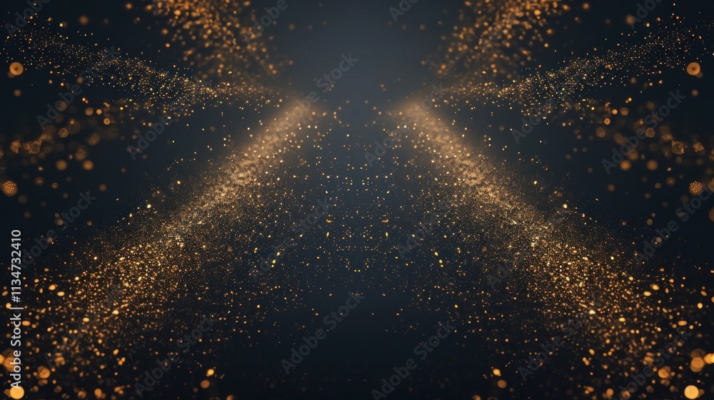 Obraz premium Abstract Golden Sparkle Background