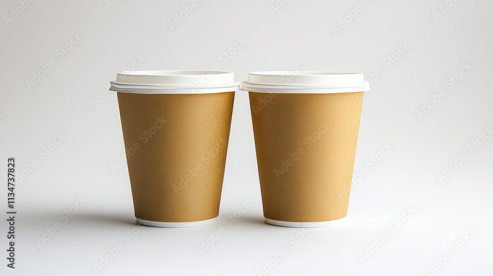 Coffee Cup For Mockup, Generative AI Coffee Cup For Mockup, Generative AI