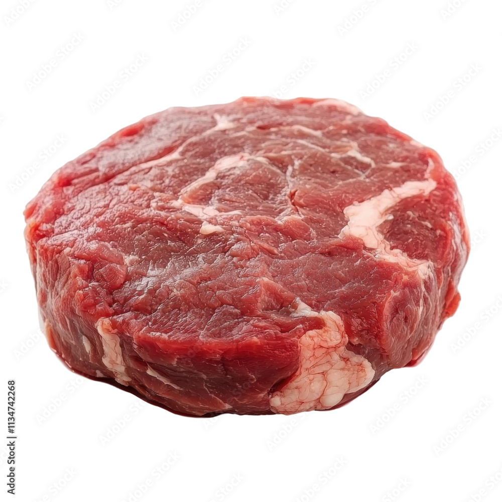 Raw Beef Steak Isolated on PNG Transparent Background Raw Beef Steak Isolated on PNG Transparent Background