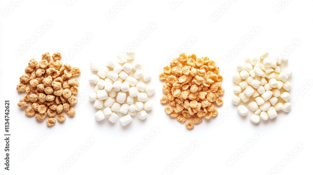 Crispy Cereal and Fluffy Marshmallows Crispy Cereal and Fluffy Marshmallows