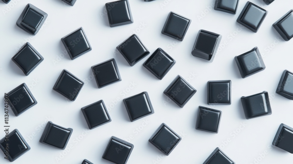 Geometric Black Square Pattern Design Geometric Black Square Pattern Design