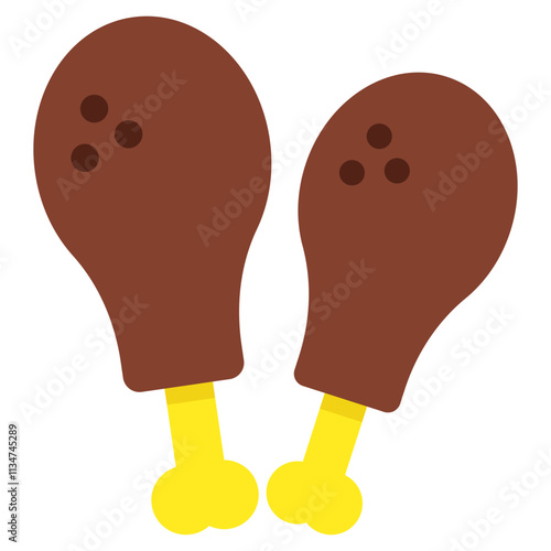 Perfect design icon of drumsticks