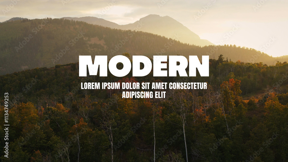 Modern Animation With Text Modern Text Animation Stock Template | Adobe Stock