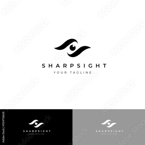 Minimalist and Stylish Eye Logo Design for Modern Branding | Fully Editable	