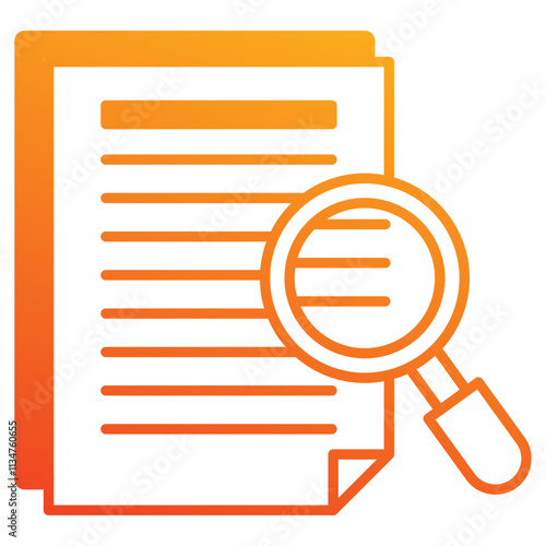 proofreading icon element for design