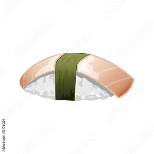 Makajiki sushi vector illustration