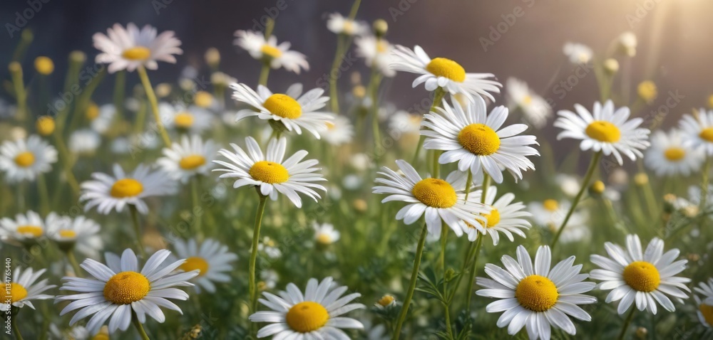 Chamomile flowers in a dreamy abstract atmosphere, nature photography, soft focus, abstract chamomile Chamomile flowers in a dreamy abstract atmosphere, nature photography, soft focus, abstract chamomile