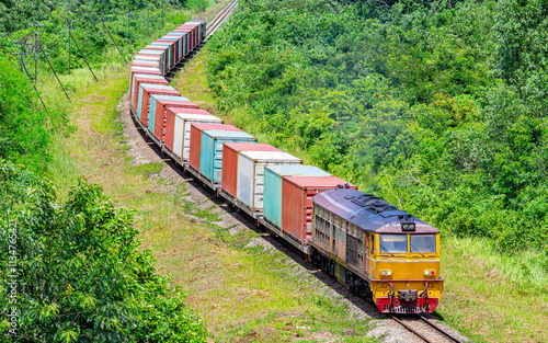 freight Container train num 777 
