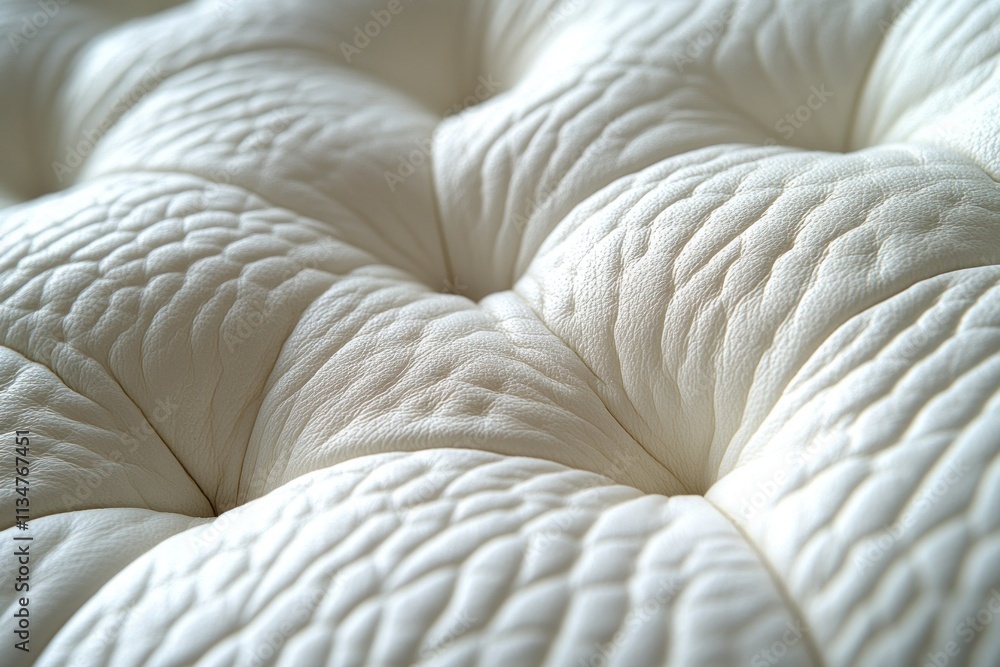 White Leather Texture Close-Up Soft Lighting Luxury Vintage Design Background White Leather Texture Close-Up Soft Lighting Luxury Vintage Design Background