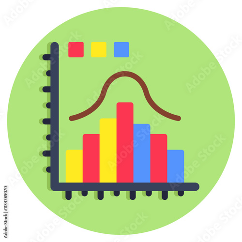Premium download icon of histogram