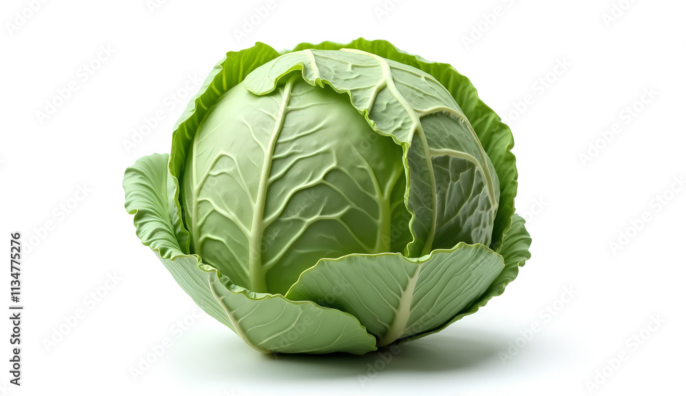 cabbage isolated on white background, full depth of field cabbage isolated on white background, full depth of field