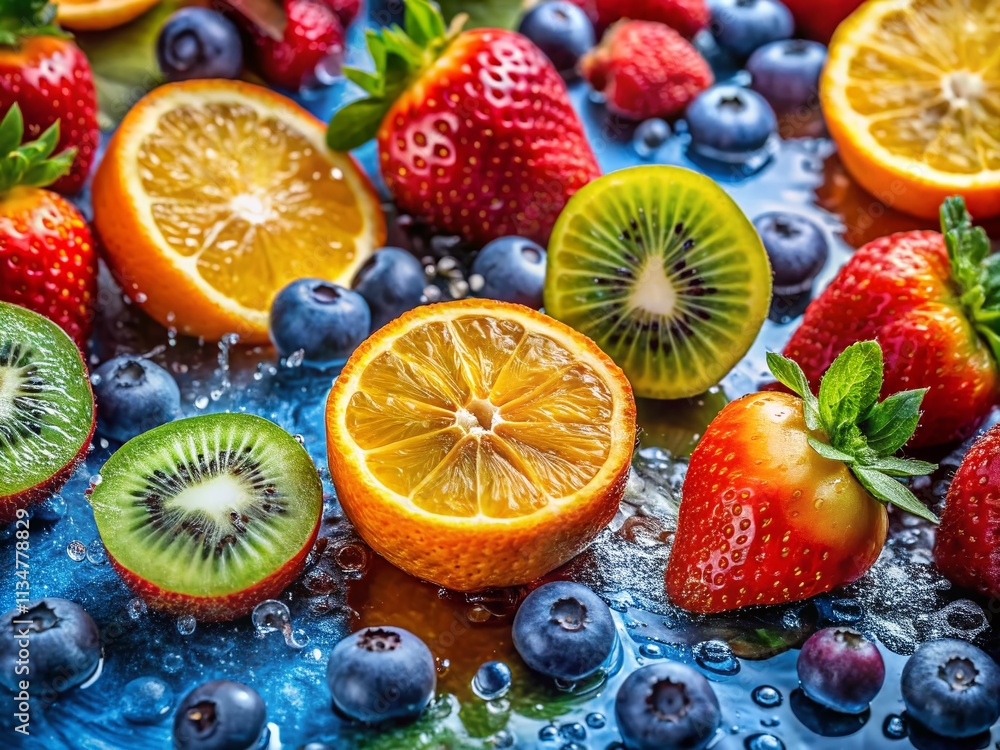 Captivating Macro Photography of Fresh Fruits Showcasing Vibrant Colors and Intricate Details, Perfect for Culinary and Health-Related Content Captivating Macro Photography of Fresh Fruits Showcasing Vibrant Colors and Intricate Details, Perfect for Culinary and Health-Related Content