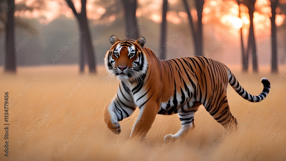 Fototapeta premium tiger in the jungle