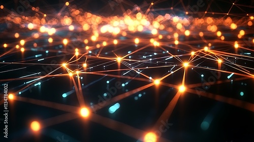 Cyber technology illustration. 3d rendering