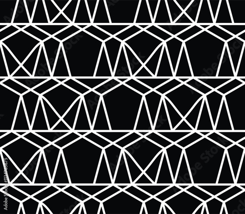 Abstract geometric seamless pattern. Modern stylish texture. Repeating vector background.