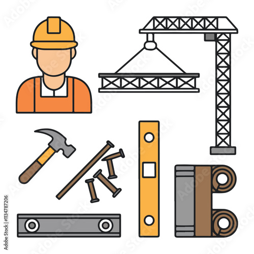 Construction Building Logo Icon Design Vector